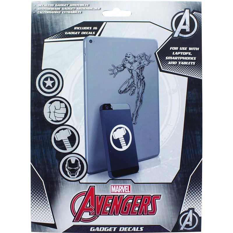 Set Autocolantes Decalques para Gadgets - Marvel Avengers Set Autocolantes Decalques para Gadgets - Marvel Avengers