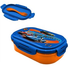 Lancheira + Garfo Hot Wheels