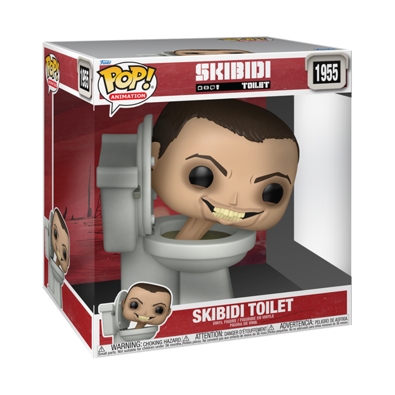 Figura Funko POP! Animation: Skibidi Toilet (Jumbo Sized) 1955 Figura Funko POP! Animation: Skibidi Toilet (Jumbo Sized) 1955