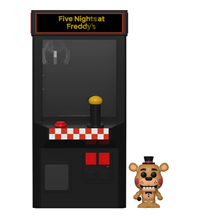 Figura Funko Bitty POP! Arcade: Five Nights at Freddy's - Toy Freddy + Arcade Display