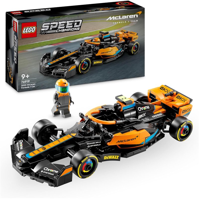 LEGO Speed Champions: Carro de Corrida F1® McLaren 2023 (245 Peças) LEGO Speed Champions: Carro de Corrida F1® McLaren 2023 (245 Peças)