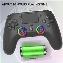 Comando Sem Fios Subsonic - PS5 Wireless LED Controller Black