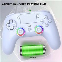 Comando Sem Fios Subsonic - PS5 Wireless LED Controller White