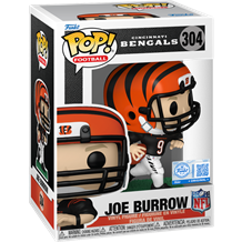 Figura Funko POP! Football: Cincinnati Bengals - Joe Burrow (Black Jersey) 304