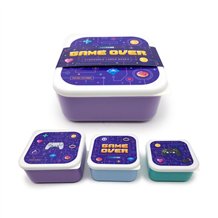 Set de 3 tuppers M/L/XL Game Over