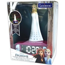Relógio Despertador 3D Digital - Disney Frozen: Elsa (Com Luz e Som)