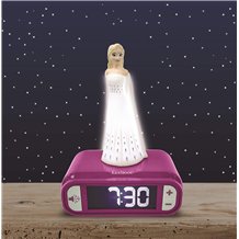 Relógio Despertador 3D Digital - Disney Frozen: Elsa (Com Luz e Som)