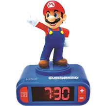 Relógio Despertador 3D Digital - Super Mario (Com Luz e Som)