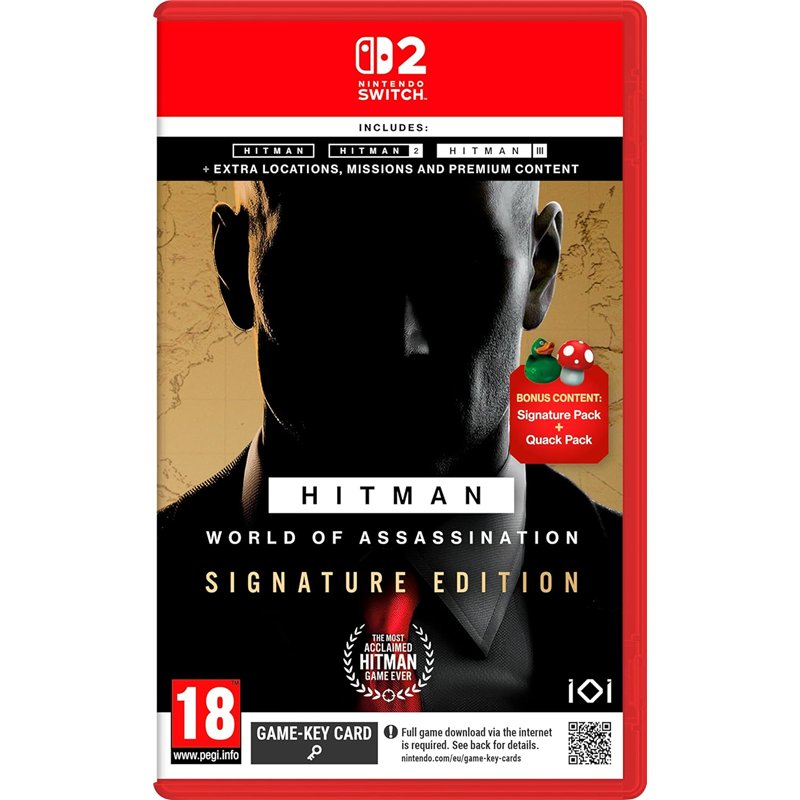 Hitman: World of Assassination - Signature Edition Nintendo Switch 2 (Código na Caixa) Hitman: World of Assassination - Signature Edition Nintendo Switch 2 (Código na Caixa)