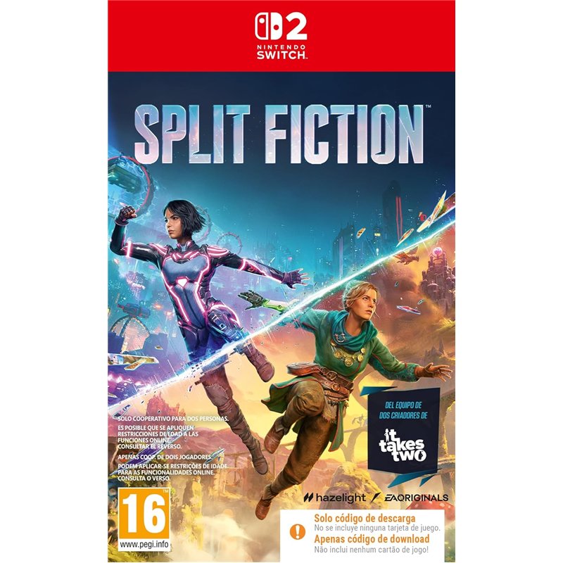 Split Fiction Nintendo Switch 2 (Código na Caixa) Split Fiction Nintendo Switch 2 (Código na Caixa)