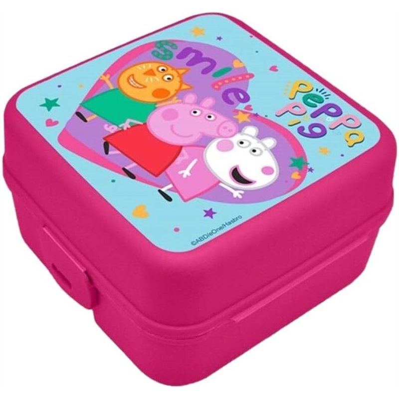 Lancheira Infantil 3 Compartimentos - Peppa Pig Lancheira Infantil 3 Compartimentos - Peppa Pig
