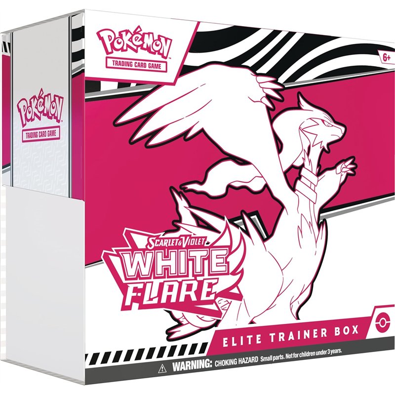 Cartas Pokémon TCG Scarlet & Violet: White Flare - Elite Trainer Box Cartas Pokémon TCG Scarlet & Violet: White Flare - Elite Trainer Box