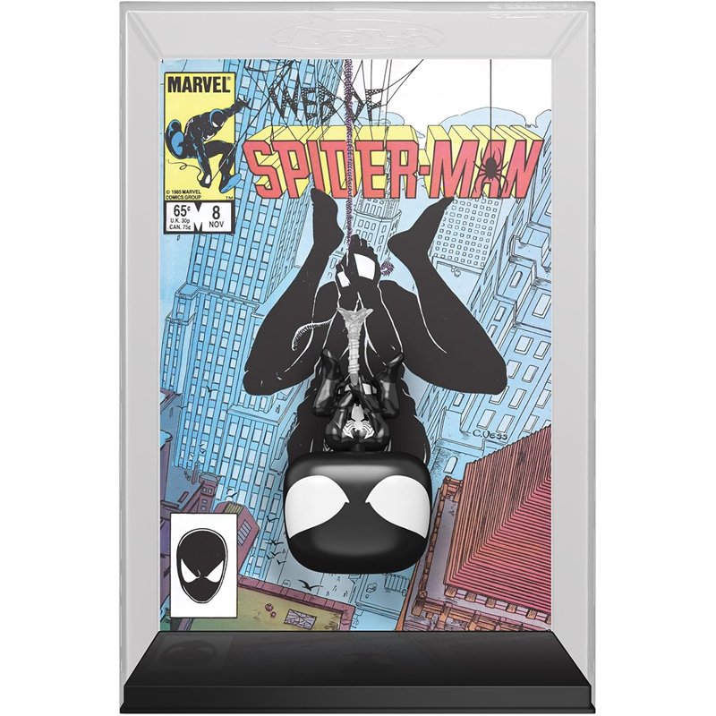 Figura Funko POP! Comic Covers: Web of Spider-Man 8 - Black Suit Spider-Man 71 Figura Funko POP! Comic Covers: Web of Spider-Man 8 - Black Suit Spider-Man 71