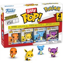 Figura Funko Bitty POP! 4-Pack - Pokémon: Charmander / Joelton / Lapras / Rattata