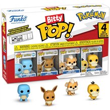 Figura Funko Bitty POP! 4-Pack - Pokémon: Squirtle / Eevee / Growlithe / Psyduck