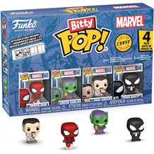 Figura Funko Bitty POP! 4-Pack - Marvel: Spider-Man / Green Goblin / J. Jonah Jameson / Spider-Man Symbiote Suit