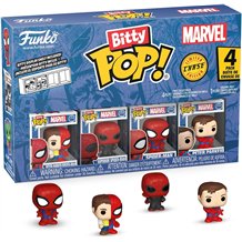 Figura Funko Bitty POP! 4-Pack - Marvel: Peter Parker Spider-Man / Superior Spider-Man / Spider-Man / Peter Parker