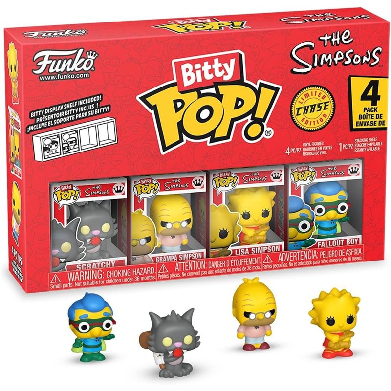Figura Funko Bitty POP! 4-Pack - The Simpsons: Scratchy / Grampa / Lisa / Fallout Boy Figura Funko Bitty POP! 4-Pack - The Simpsons: Scratchy / Grampa / Lisa / Fallout Boy