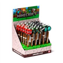 Caneta Apagável com Topo de Silicone - Minecraft Tools (Sortido)