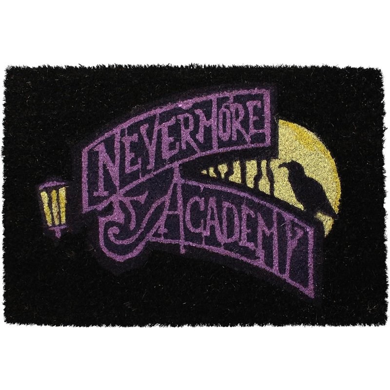 Tapete de Porta - Wednesday Nevermore Academy Tapete de Porta - Wednesday Nevermore Academy