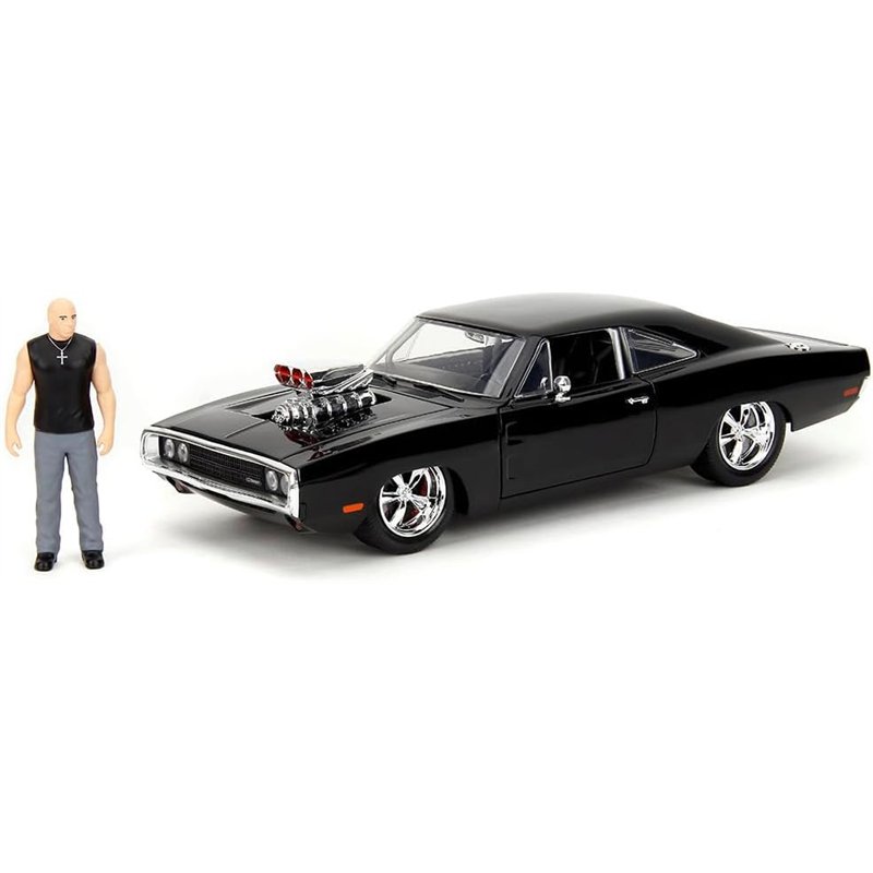 Figura Jada Toys - Fast & Furious: Dom Toretto e Dodge Charger Figura Jada Toys - Fast & Furious: Dom Toretto e Dodge Charger
