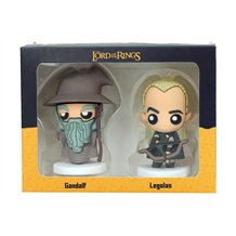 Set 2 Figuras SD Toys Mini Rubber Figures - The Lord of the Rings: Gandalf & Legolas