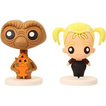 Set 2 Figuras SD Toys Mini Rubber Figures - E.T. the Extra-Terrestrial: E.T.& Gertie