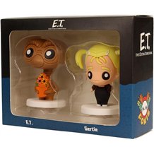 Set 2 Figuras SD Toys Mini Rubber Figures - E.T. the Extra-Terrestrial: E.T.& Gertie