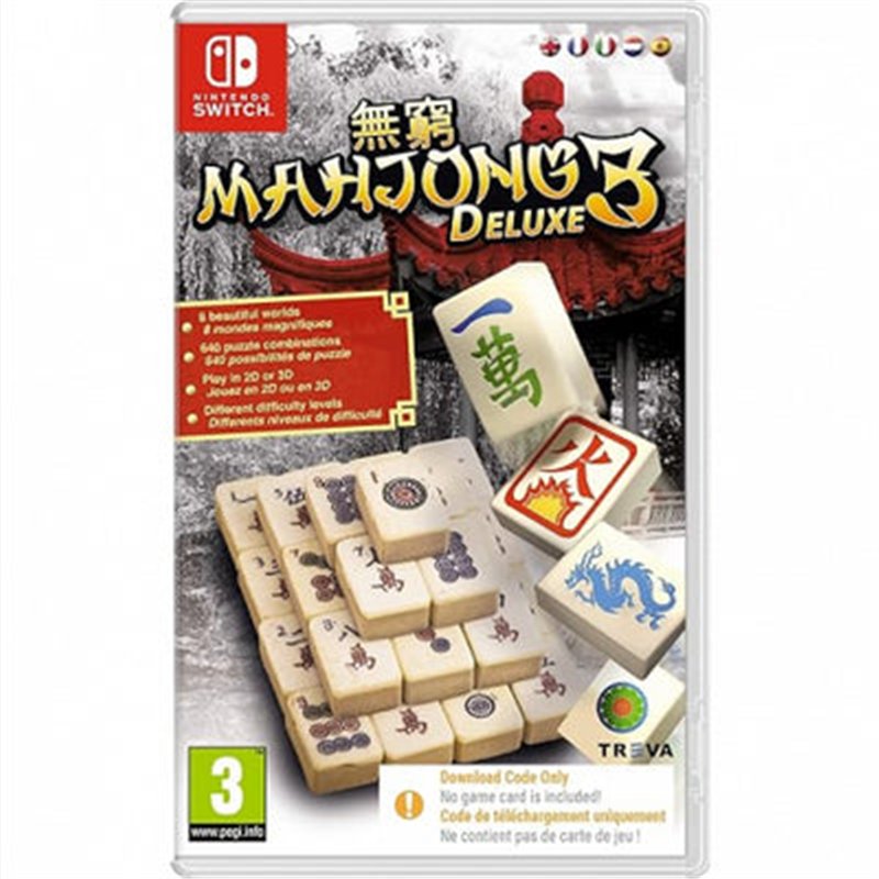 Mahjong Deluxe 3 (Código na Caixa) Nintendo Switch Mahjong Deluxe 3 (Código na Caixa) Nintendo Switch