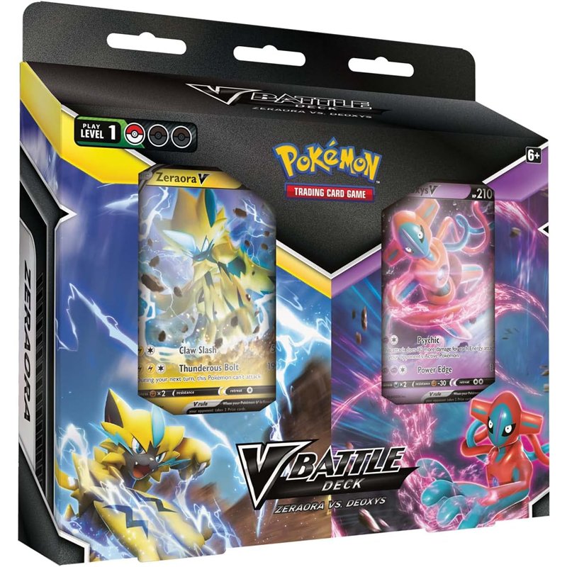 Cartas Pokémon TCG: V Battle Deck Zeraora vs. Deoxys