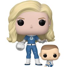 Figura Funko POP! Marvel: The Fantastic 4 First Steps - Invisible Woman & Franklin (POP! & Buddy) 1514