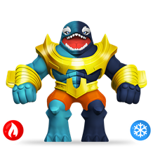 Figura Elastikorps Fighter Kamaleon - Orka (12cm)