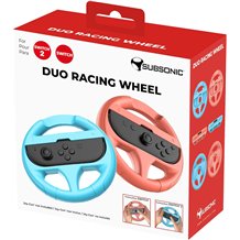 Subsonic Pack 2 Racing Wheels - Nintendo Switch 2 (Red / Blue)