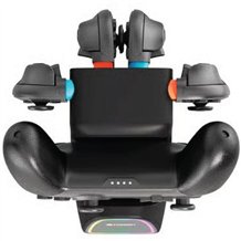 Carregador Nacon Quadpro RGB: 4 Joy-Con e 1 Comando Pro - Nintendo Switch 2 