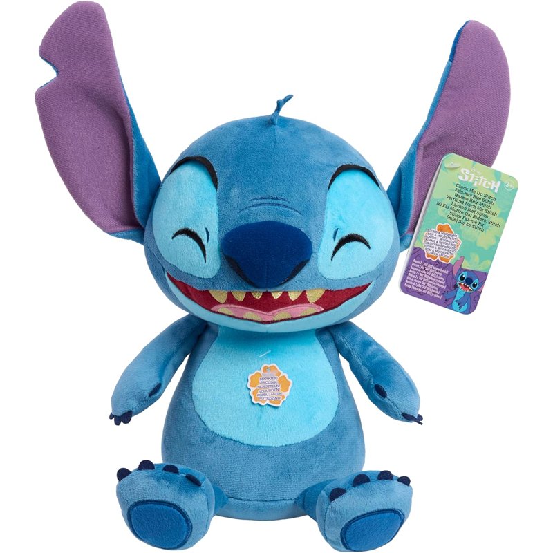 Peluche Disney: Stitch Crack Me Up - Com Som e Movimento (28cm)