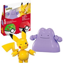 Pokémon MEGA Construx - Pikachu & Dittoi (Pack 2 Pokeball)
