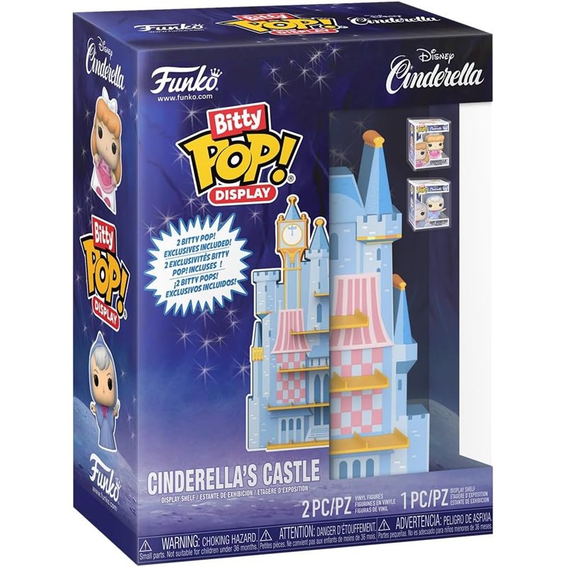 Figura Funko Bitty POP! Display: Disney Cinderella - Cinderella's Castle