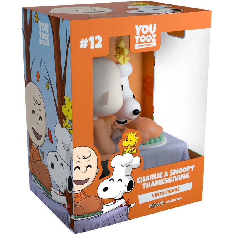 Figura Youtooz Peanuts Charlie & Snoopy Thanksgiving