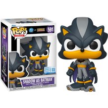 Figura Funko POP! Heroes: Justice League x Sonic The Hedgehog - Shadow as Batman 591