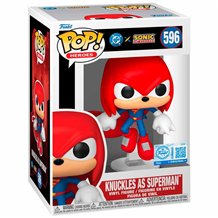 Figura Funko POP! Heroes: Justice League x Sonic The Hedgehog - Knuckles as Superman 595