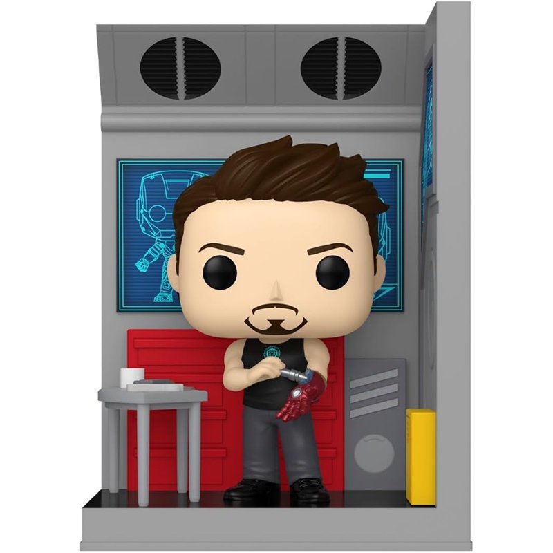 Figura Funko POP! Nooks: Marvel Studios Iron Man - Tony Stark in His Workshop