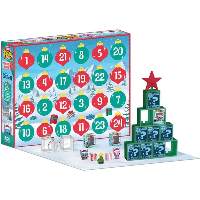Calendário do Advento: Funko Bitty POP! Advent Calendar - Disney Stitch