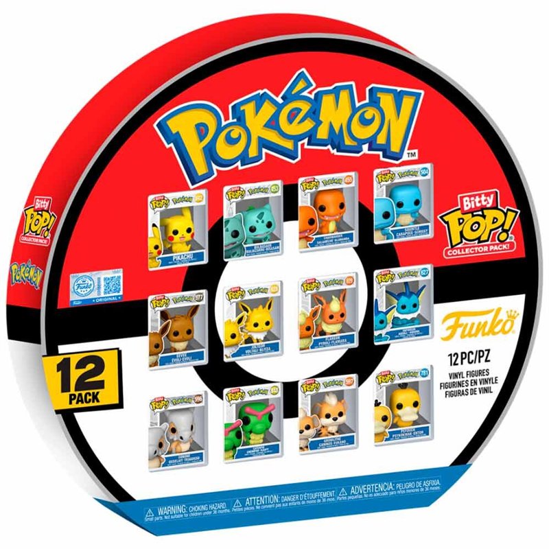 Figura Funko Bitty POP! 12-Pack - Pokémon