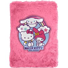 Caderno Pelúcia A5 - Hello Kitty & Friends