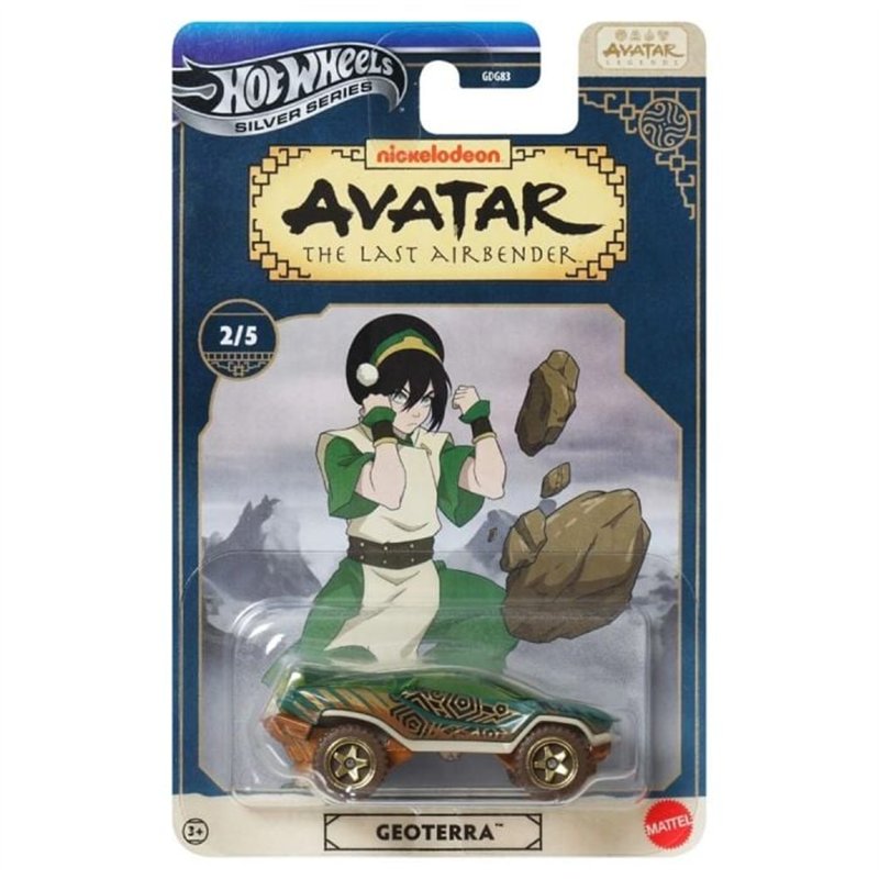 Hot Wheels Silver Series Avatar the Last Airbender Geoterra Toph Diecast Vehicle