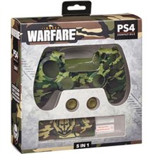 Kit Silicone Comando PS4 - Indeca Warfare 5 em 1