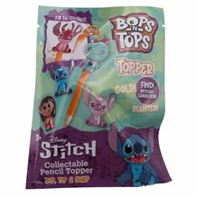 Topper para Lápis Bops & Tops: Disney - Lilo & Stitch (Figura mistério)