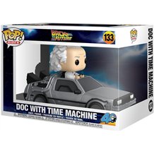 Figura Funko POP! Rides Deluxe: Back to the Future - Doc with Time Machine 133