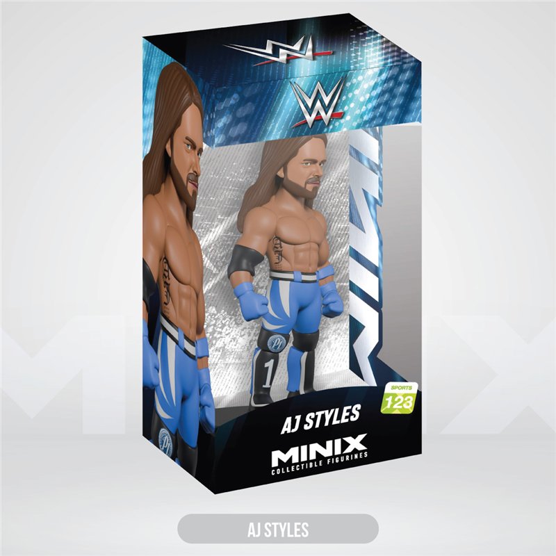 Figura Minix Sports: WWE - AJ Styles 123