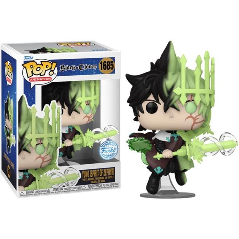 Figura Funko POP! Animation: Black Clover - Yuno Spirit of Zephyr (Special Edition) 1685 Figura Funko POP! Animation: Black Clover - Yuno Spirit of Zephyr (Special Edition) 1685